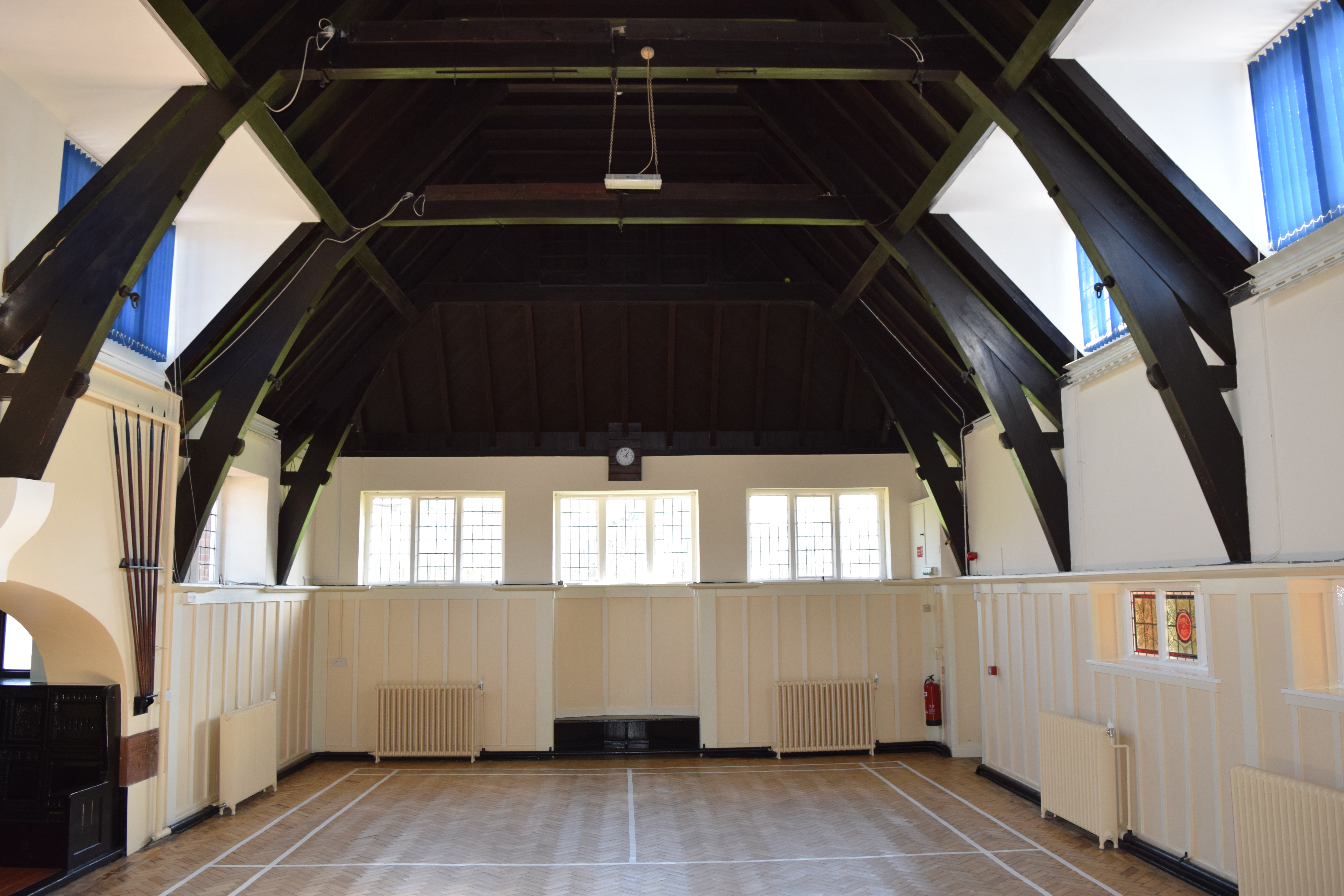 Inside Steeple Claydon Village Hall