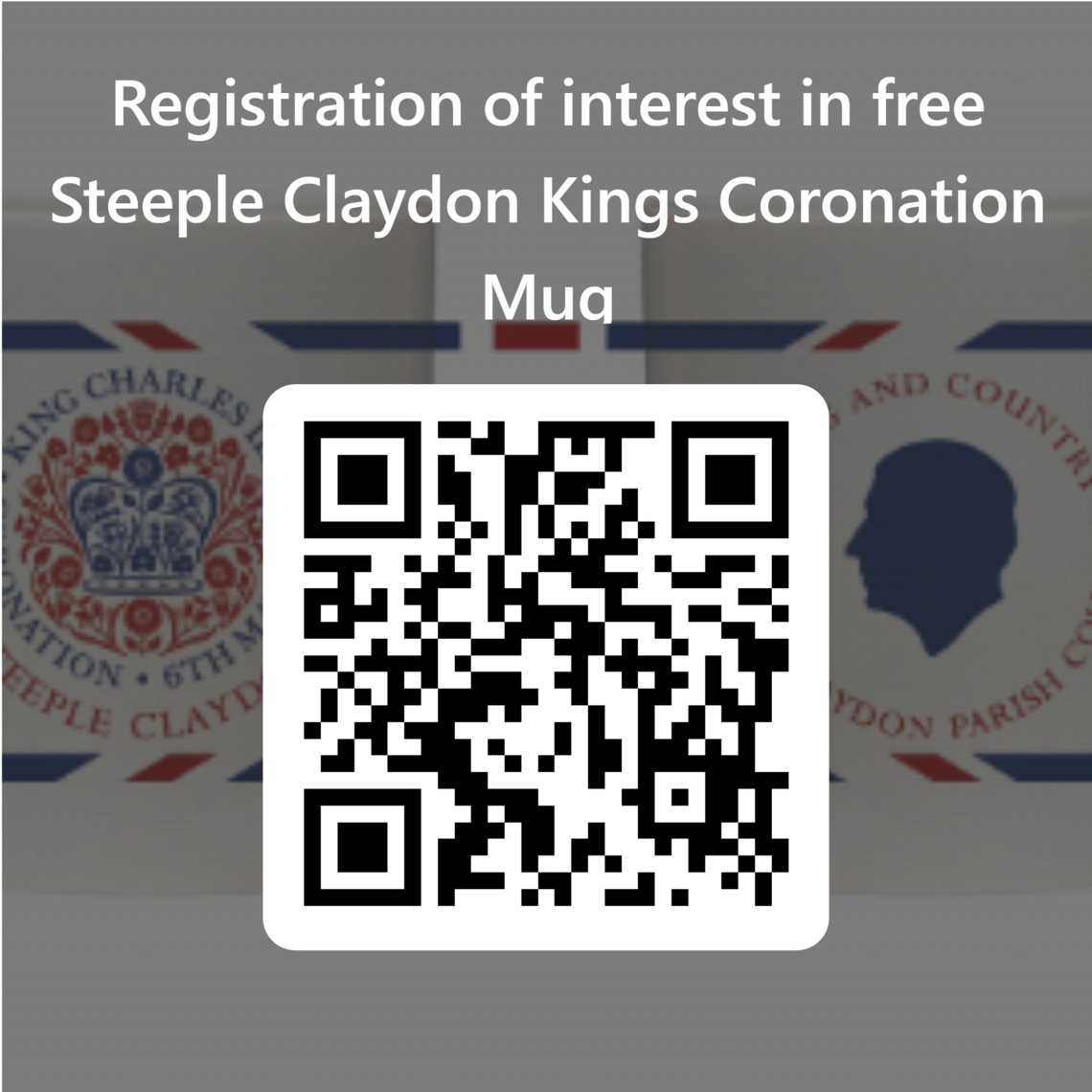 QR King Coronation Mug Form